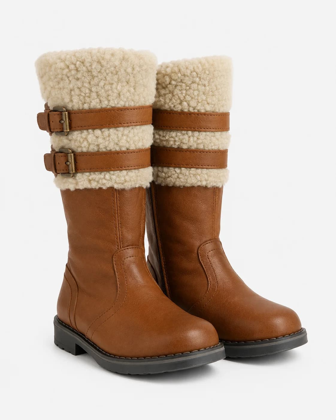 Сапоги демисезонные Clarys (рыжие)